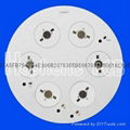 round HASL aluminum LED PCB board dia.5cm 5