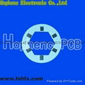 round HASL FR-4 LED PCB board of dia.3cm