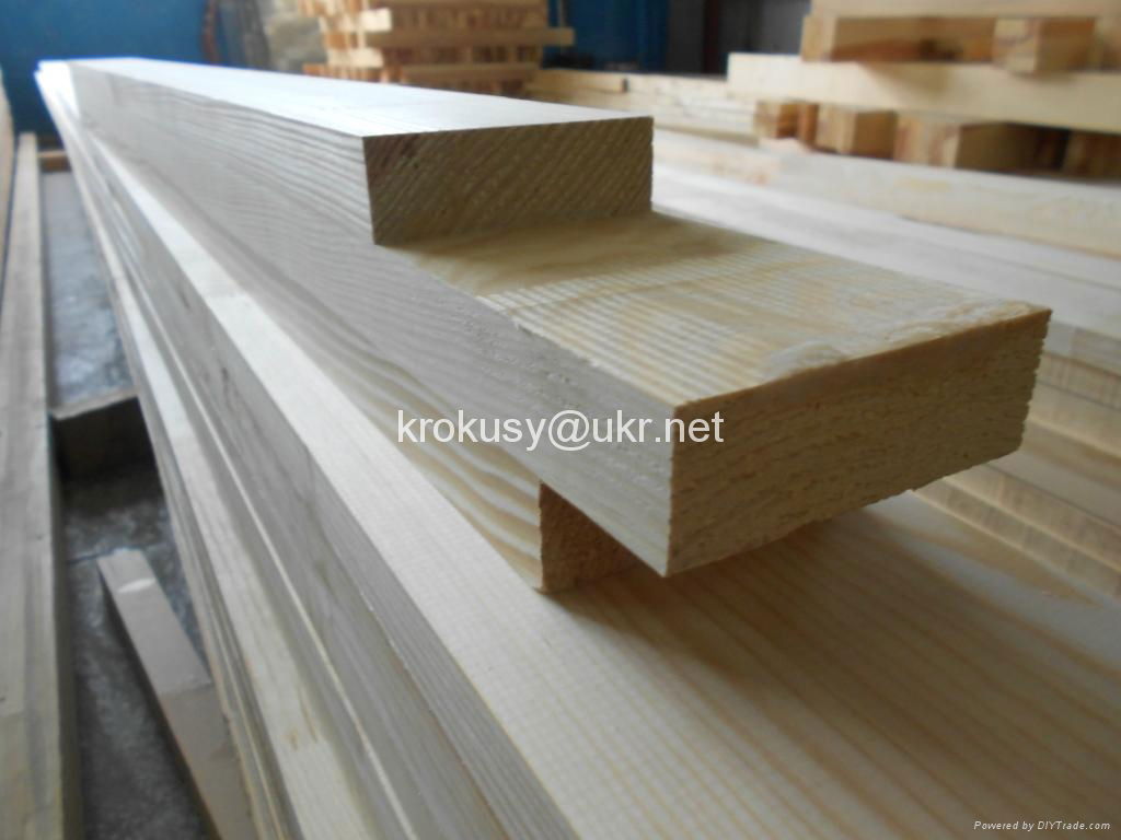 Glued laminated window and door beam 5