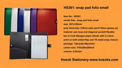 HS361  snap pad folio Jr