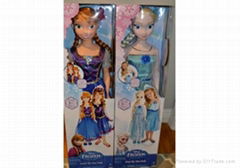 DISNEY FROZEN DOLL MY SIZE ELSA AND ANA 38" TALL Large