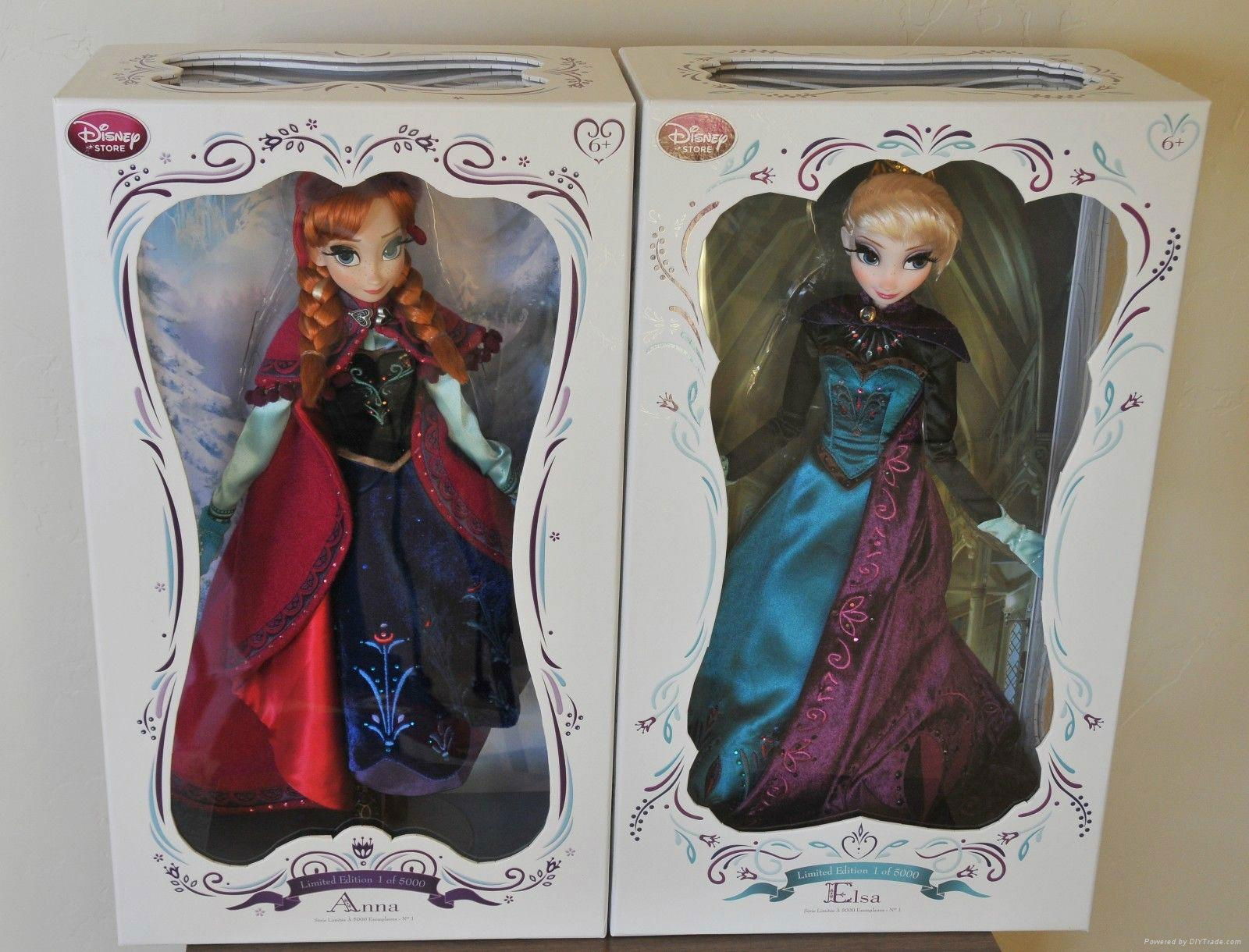 Disney Frozen Anna Snow Gear Elsa Coronation Limited Edition Dolls East Timor Trading