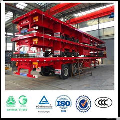 flat bed container semi trailer 