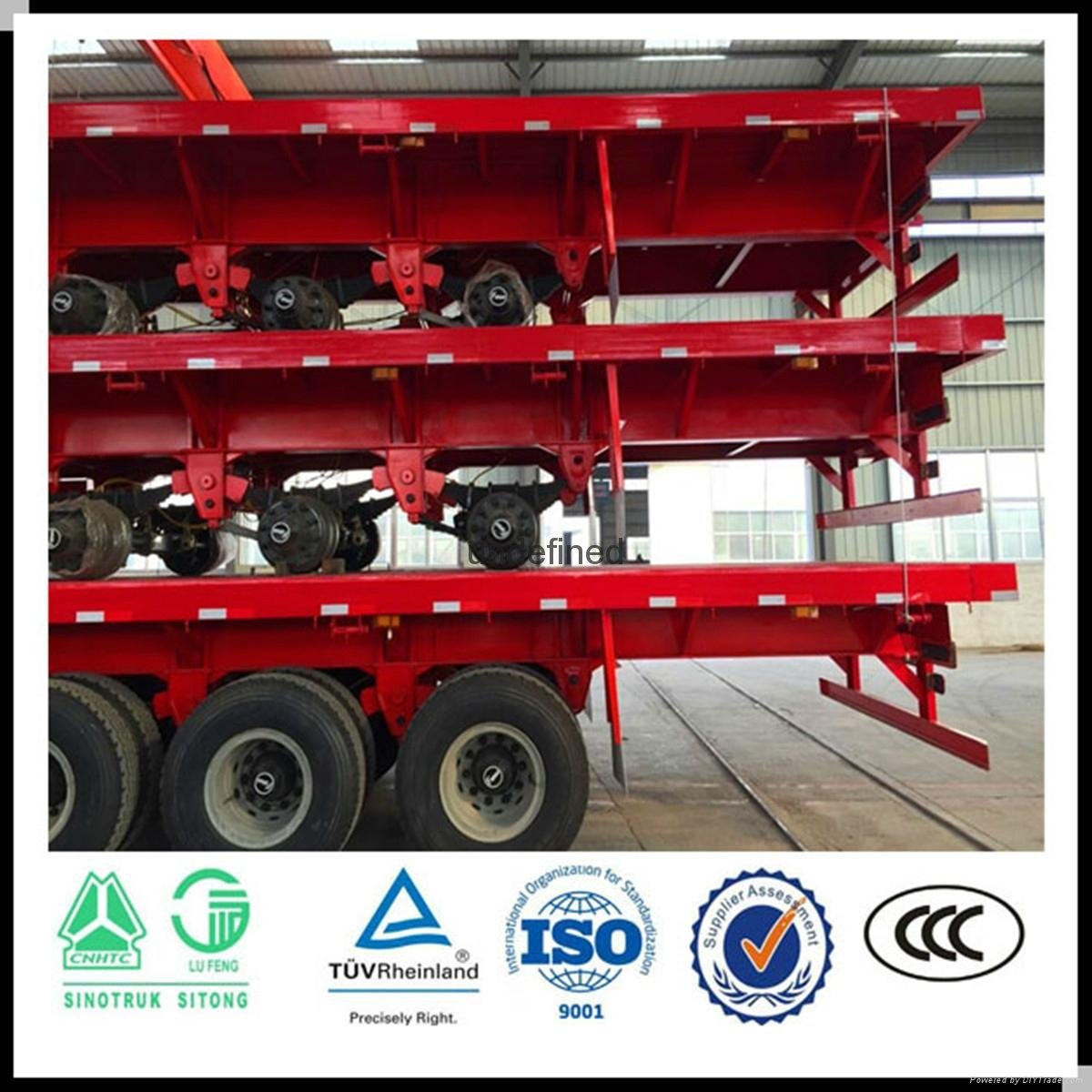 flat bed container semi trailer  5