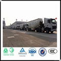 High quanlity 45M3 3 axles bulk cement transport semi trailer 