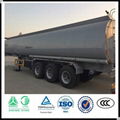 High quanlity 44cubic 3 axle fuel oil tank semi trailer  3