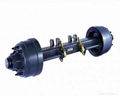 High quanlity 13T-16T trailer axle , semi trailer parts 3