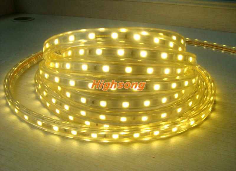 High power 220V smd 5050   LED Flexible Strip Light