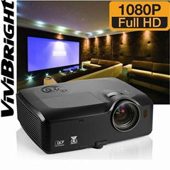 True full hd projector true 1920X1080 Pixels Peer to peer DLP Projector with 3D