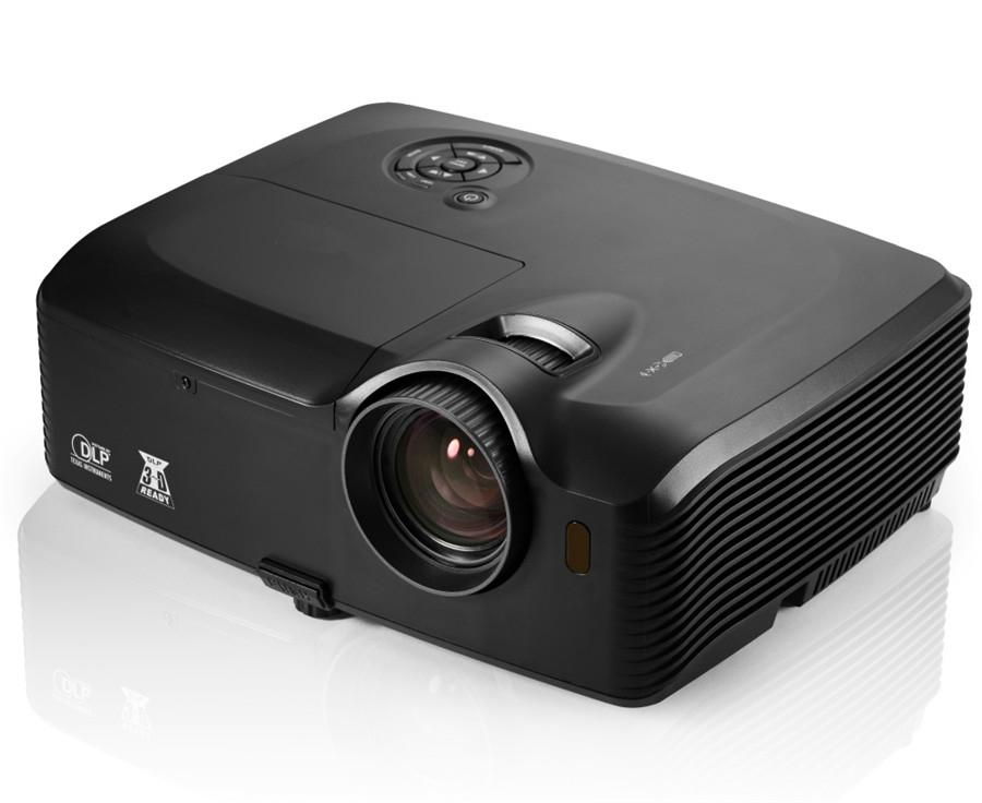 True full hd projector true 1920X1080 Pixels Peer to peer DLP Projector with 3D 3