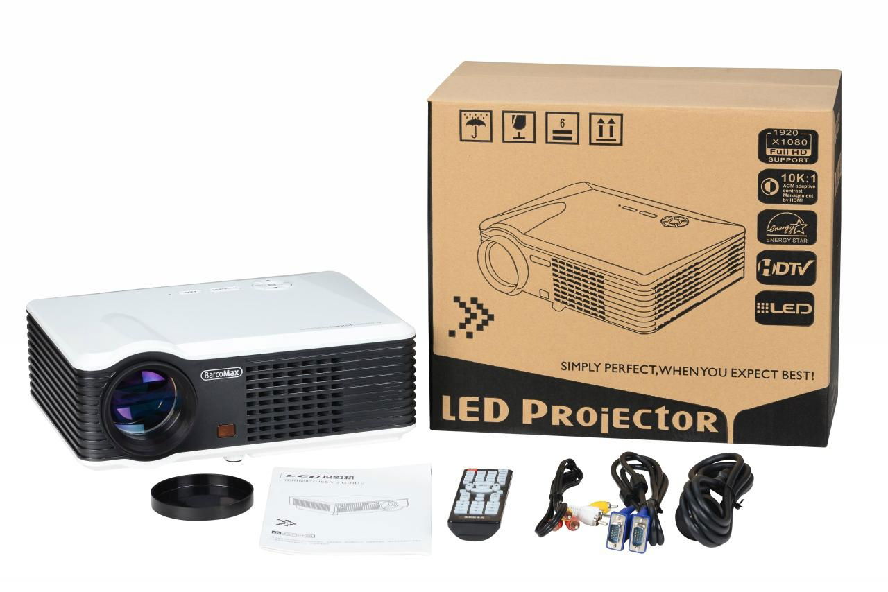 Amazing low price video Projector for home theater 800x480pixels with Wifi 3