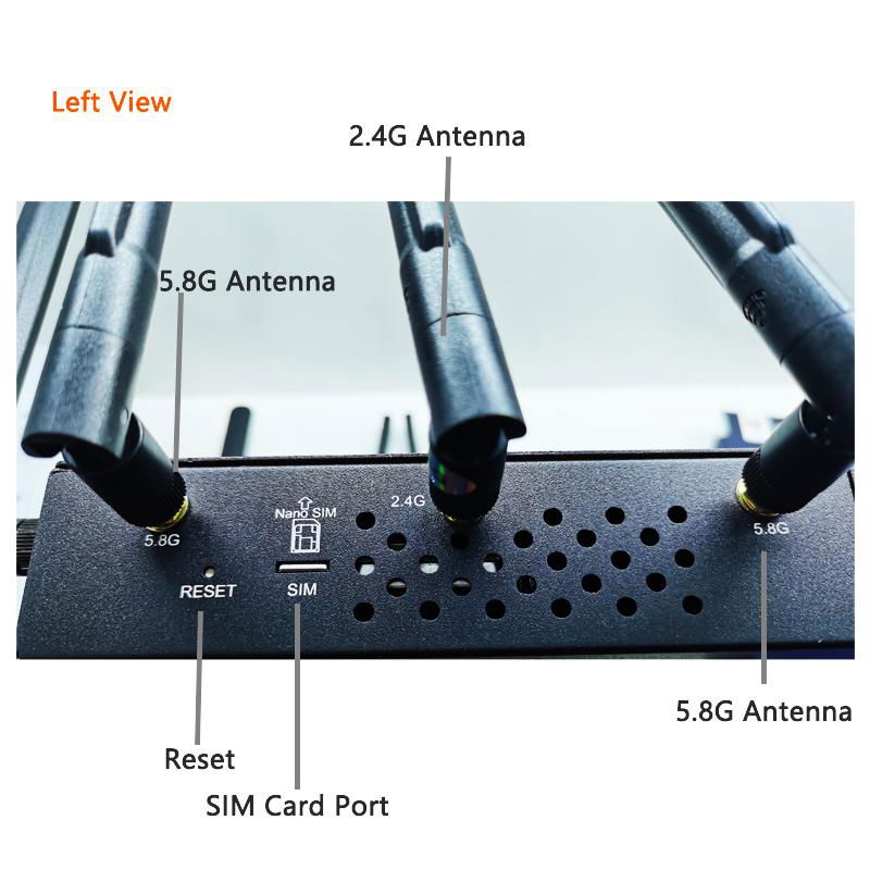 Enterprise 5G CPE Support SA/NSA Dual Band WiFi6 2