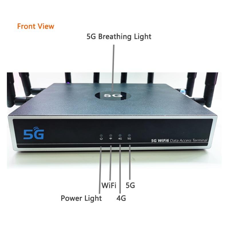 Enterprise 5G CPE Support SA/NSA Dual Band WiFi6 3
