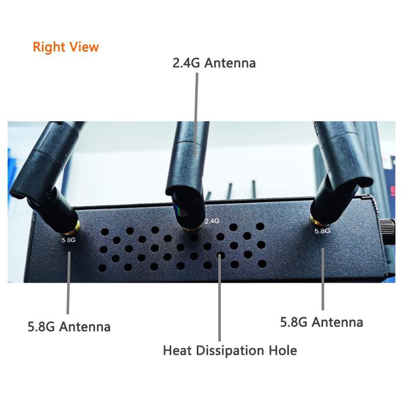 Enterprise 5G CPE Support SA/NSA Dual Band WiFi6 5