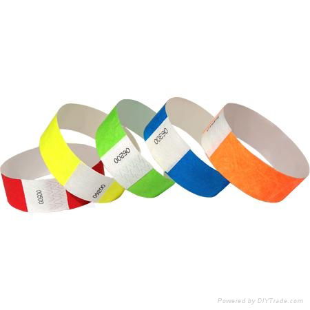 custom tyvek paper wristband