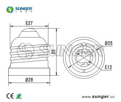 转换灯头 2014新款 SG-AD-E27-E12