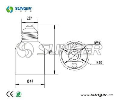 转换灯头 2014新款 SG-AD-E27-E40