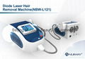 Germany portable 808nm Diode Laser Hair Removal Beauty Machine