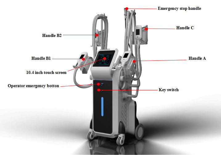 4 handles CoolSculpting Fat Freezing Cryolipolysis slimming  machine 3