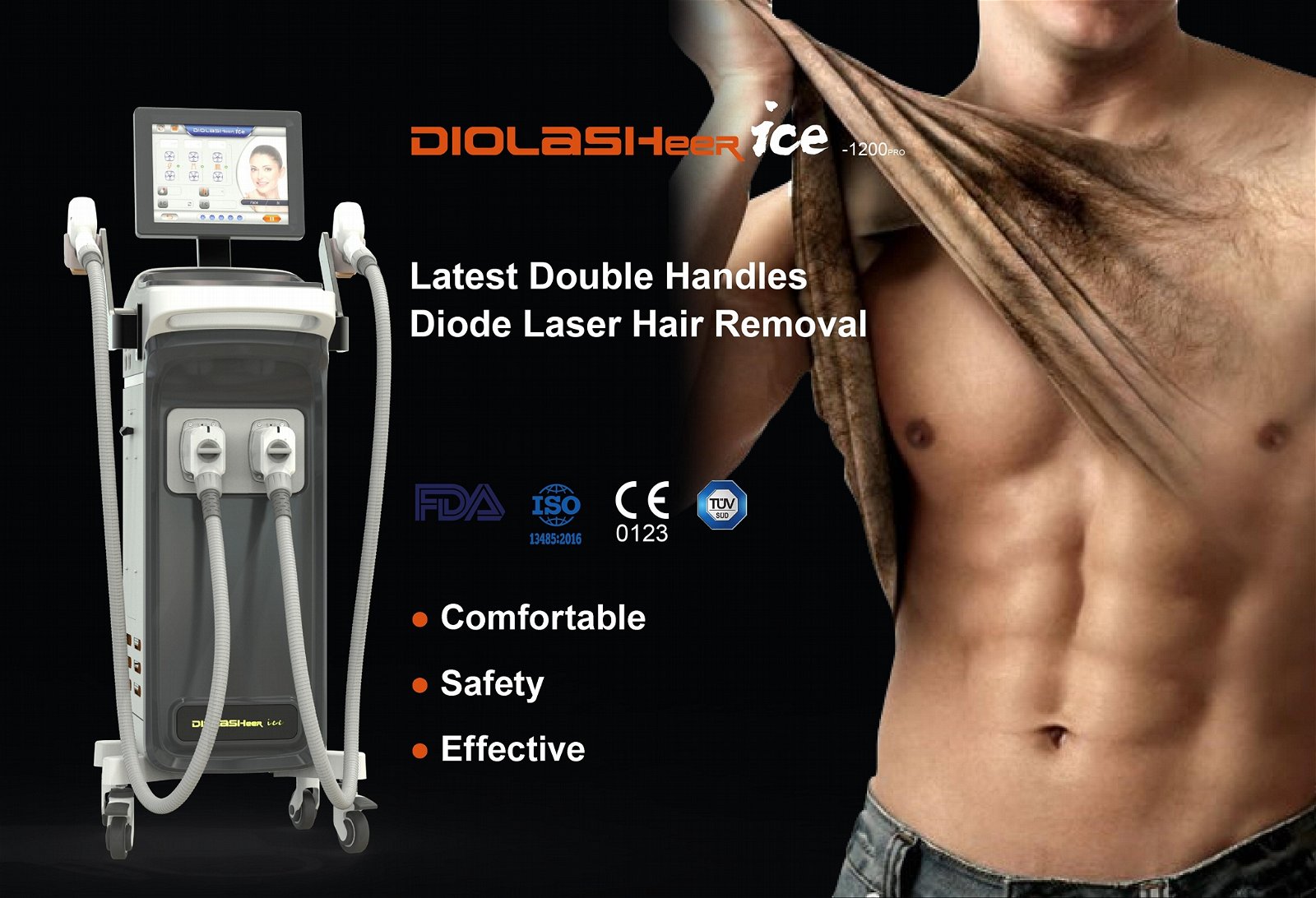 1200W diode laser hair removal machine 4
