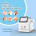 1200W 808nm 755nm 1064nm Diode laser hair removal machine