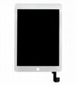 Digitizer Touch Glass LCD Display Screen Assembly for iPad Air 2 2nd Gen White