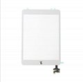 iPad Mini 1 & 2 Glass Digitizer Touch Screen IC Chip Flex White Assembly