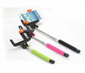 Portable Handhold Bluetooth Extendable Self Timer Monopod Phone Selfie Monopod 