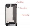 iPhone 4 4S Glass Back Cover  Battery Housing Door Cover 