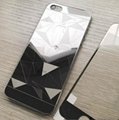 iPhone Color Tempered Mirror Diamond Protective Glass