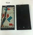 Touch Digitizer LCD Display for Nokia 720  Hot Sale