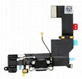 iPhone 5S Dock Connector Flex Cable Black