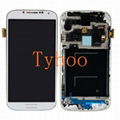 Touch Digitizer LCD Display with Frame for Samsung Galaxy S4 i9500 i9505 White