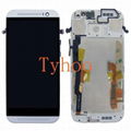 Touch Digitizer LCD Display with Frame for HTC One M8 831c Silver/Black/Gray 