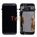 Touch Digitizer LCD Display with Frame for HTC One M8 831c Silver/Black/Gray 