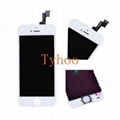 White LCD Display+Touch Screen Digitizer Assembly Replacement for iPhone5S 