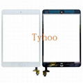 Front Panel Touch Screen Glass Digitizer for iPad Mini 1&2 + IC White