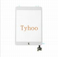 iPad Mini 1 & 2 Glass Digitizer Touch Screen IC Chip Flex White Assembly