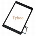 Black  iPad Air (5th generation) Digitizer Touch Screen Home Button Assembly