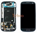 Touch Digitizer LCD Display Assembly+Frame for Samsung S3 i9300 i9305 Black