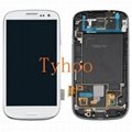 Touch Digitizer LCD Display Assembly+Frame for Samsung Galaxy S3 I747 T999 White