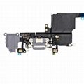 iPhone 6S 4.7" Headphone Jack with Lightning Connector Flex Cable - Dark Grey