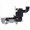 iPhone 6S 4.7" Headphone Jack with Lightning Connector Flex Cable - Dark Grey