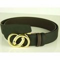 Double Sided Genuine Leather Belt with Pin Buckle 1