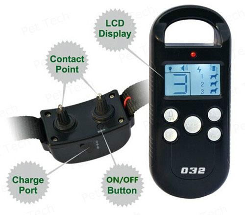 Remote Control Dog Training Collar With LCD Display (P-032) 2