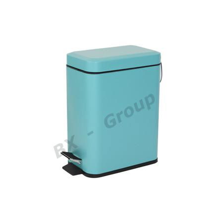 colorful powder coating dust bin pedal bin step bin dustbin