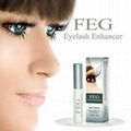 FEG Eyelash Enhancer Fast Enhanced Growth - 100% Natural - 30 Day Supply -3ml 1