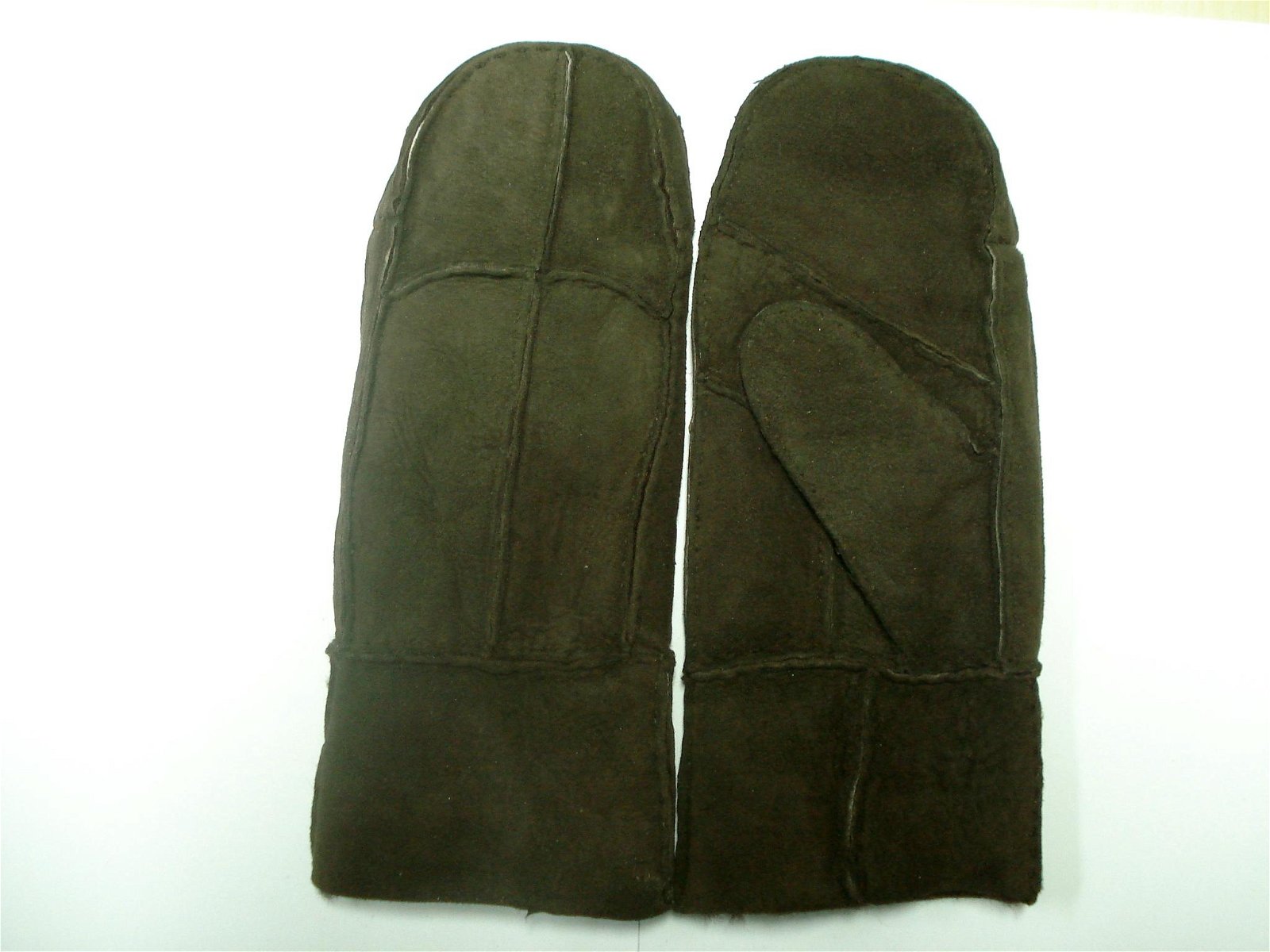Hot sale double face leather mitten  2