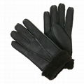 Hot sale leather gloves with high