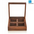 Spice Box With Container In Sheesham Wood With Spoon 3